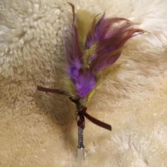 Elegant Feather Quill Pen Set with Ink- great gift- Christmas is coming- new - Picture 3 of 11